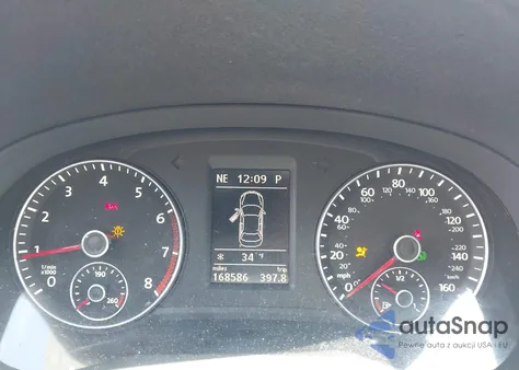 2012 Volkswagen Passat 2.5L Se z USA, uszkodzony, nr VIN 1VWBP7A32CC098860